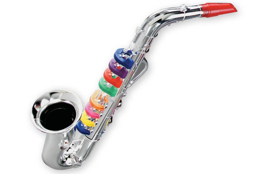 plastic toy saxophone